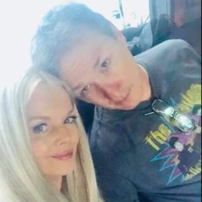 Photo of Mairead Nesbitt and her husband, Jim Mustapha Jr.